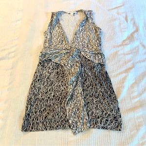 DVF silk knit wrap dress